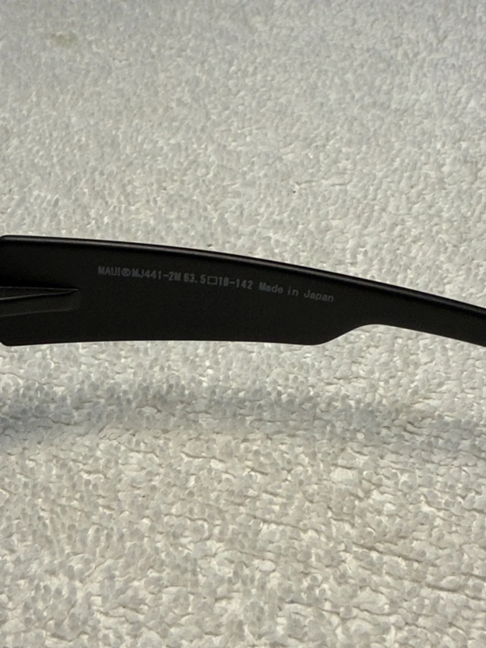 (2) Maui Jim Monkeypod Black Matte Sunglasses MJ441-2M Frame Only